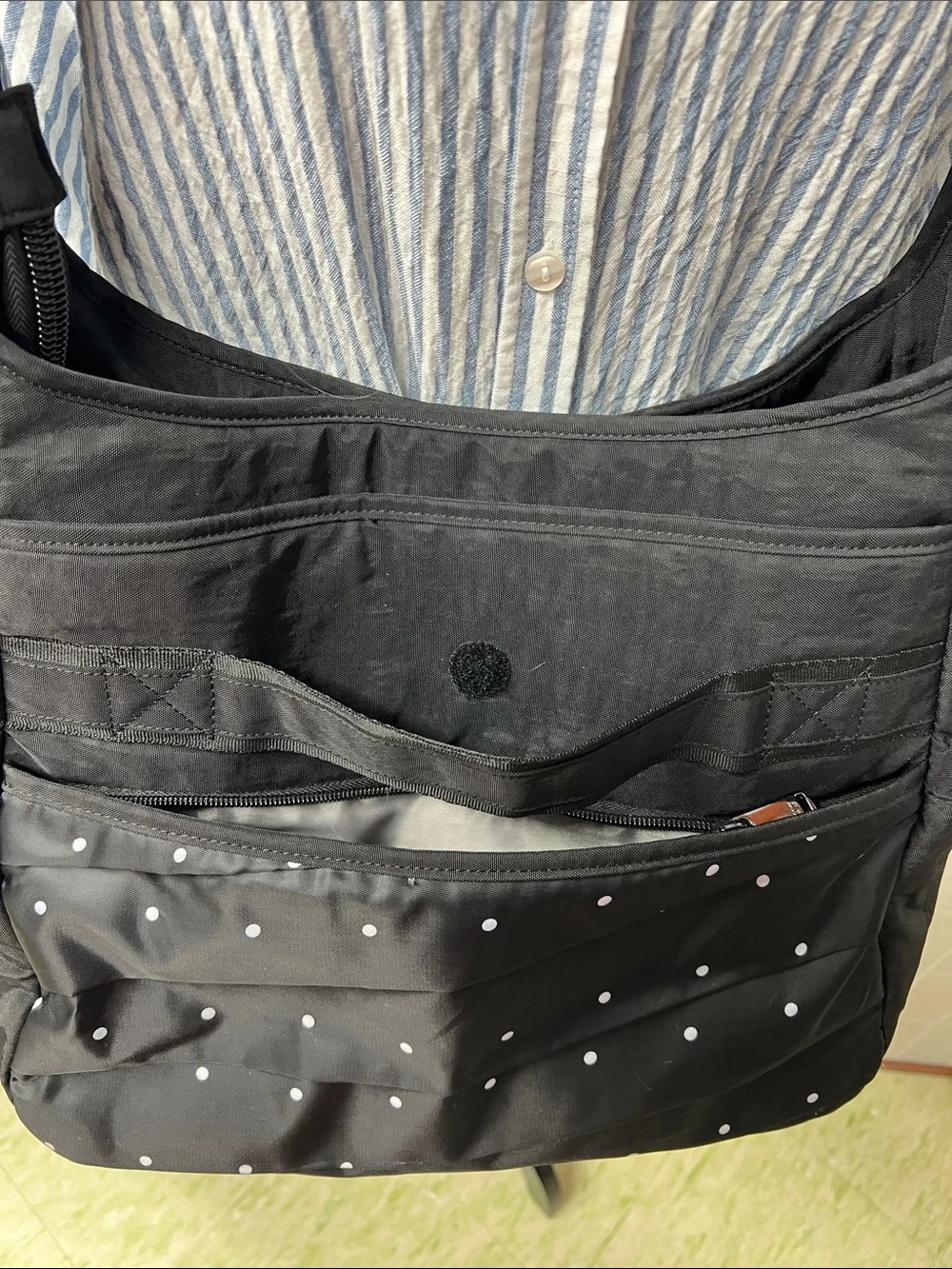 lug Black Polka Dot travel Bag